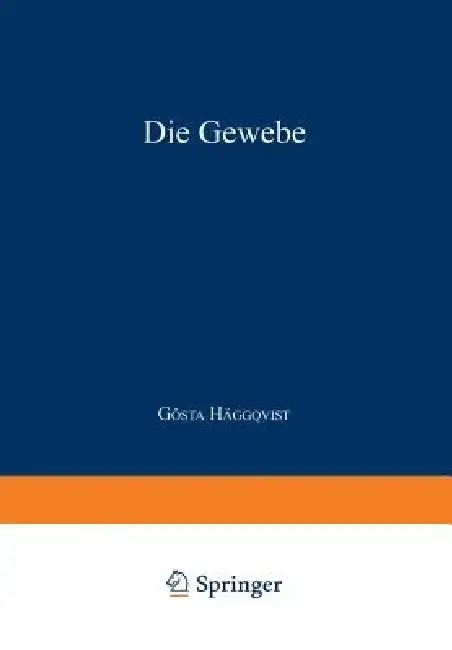 Cover of Die Gewebe