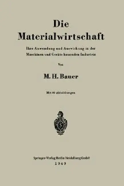 Cover of Die Materialwirtschaft