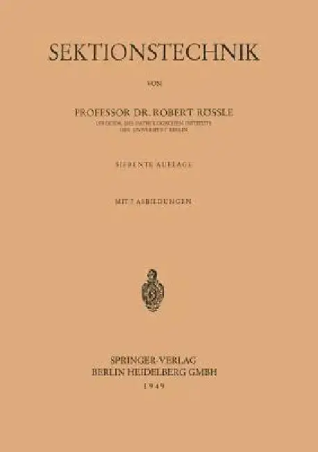 Cover of Sektionstechnik