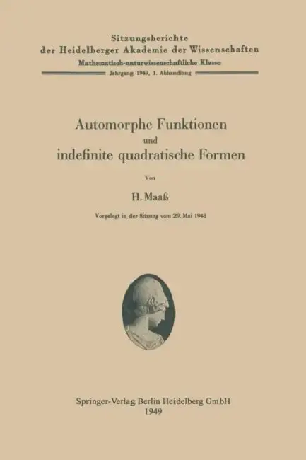 Cover of Automorphe Funktionen Und Indefinite Quadratische Formen