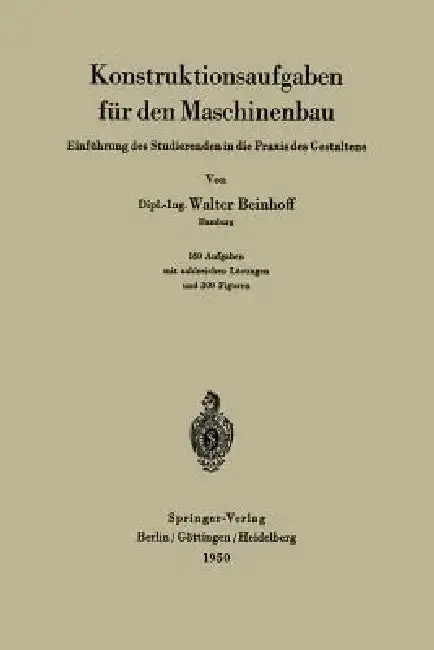 Cover of Konstruktionsaufgaben Für Den Maschinenbau