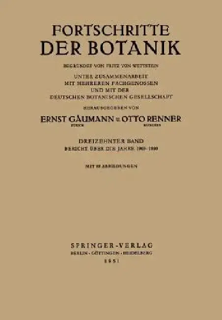 Cover of Bericht Über Die Jahre 1949-1950