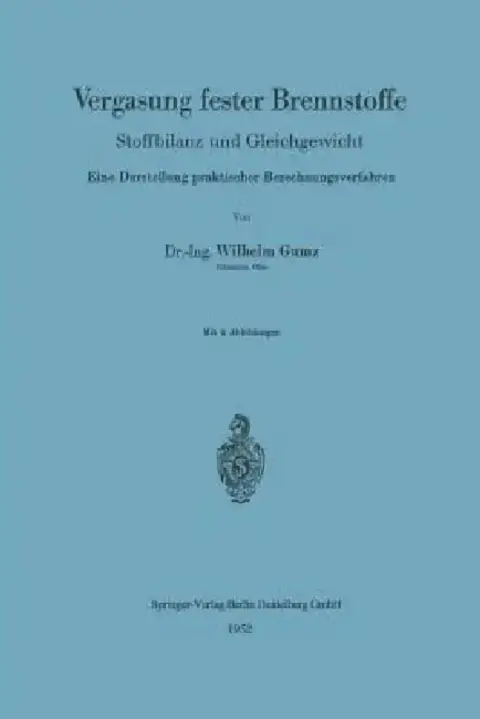Cover of Vergasung Fester Brennstoffe