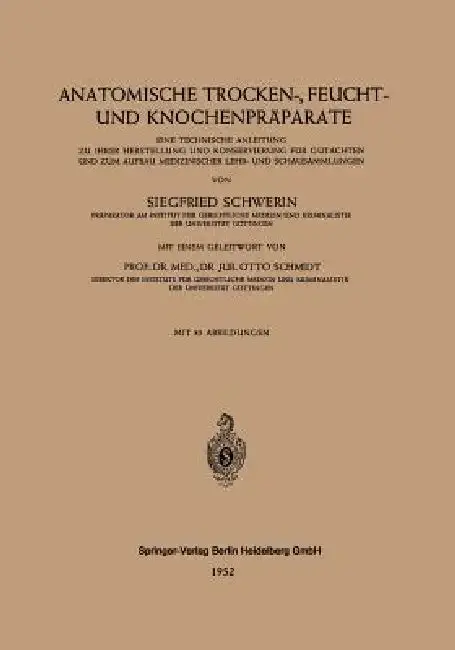 Cover of Anatomische Trocken-, Feucht- Und Knochenpräparate