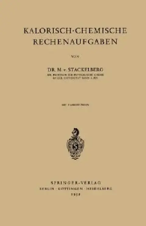 Cover of Kalorisch-Chemische Rechenaufgaben