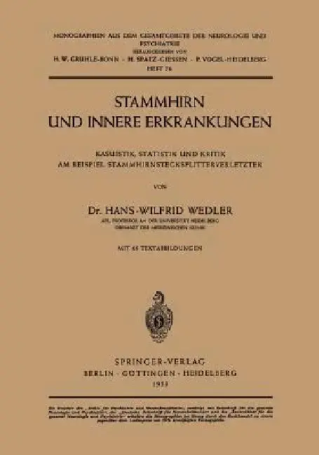 Cover of Stammhirn Und Innere Erkrankungen
