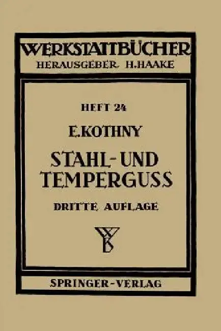 Cover of Stahl- Und Temperguß