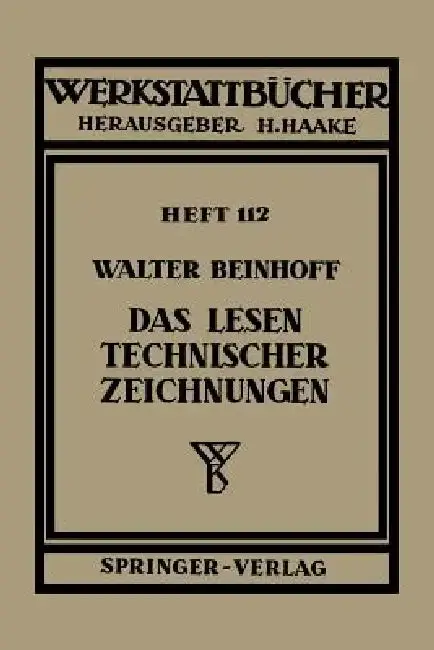 Cover of Das Lesen Technischer Zeichnungen