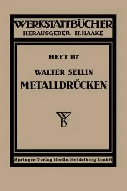 Cover of Metalldrücken