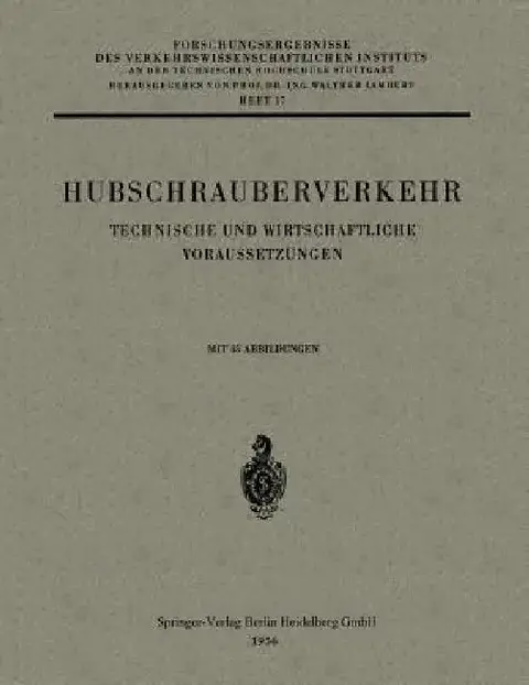 Cover of Hubschrauberverkehr