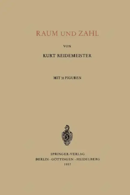 Cover of Raum Und Zahl
