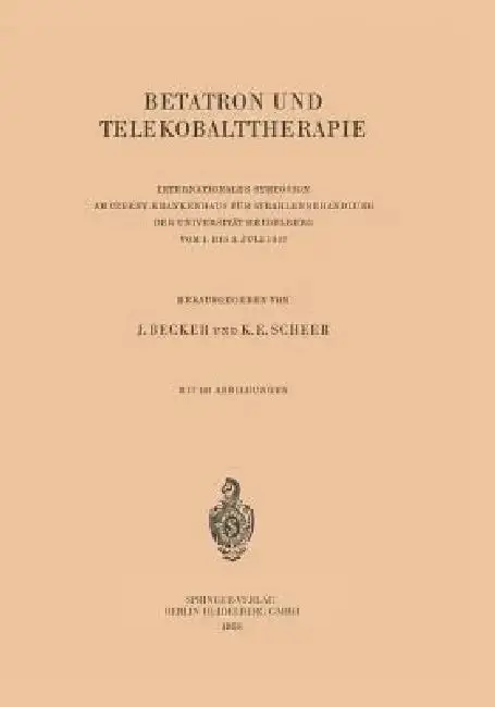Cover of Betatron Und Telekobalttherapie