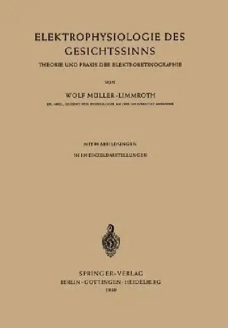 Cover of Elektrophysiologie Des Gesichtssinns
