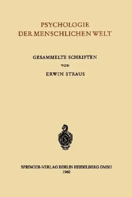 Cover of Psychologie Der Menschlichen Welt