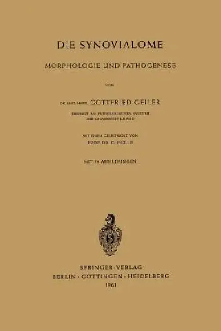 Cover of Die Synovialome