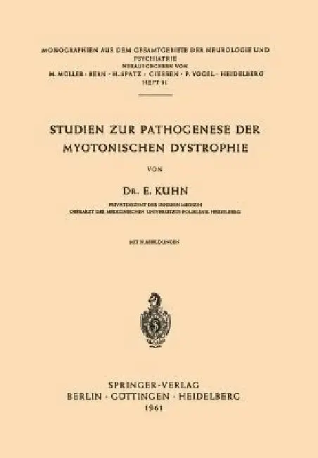 Cover of Studien Zur Pathogenese Der Myotonischen Dystrophie