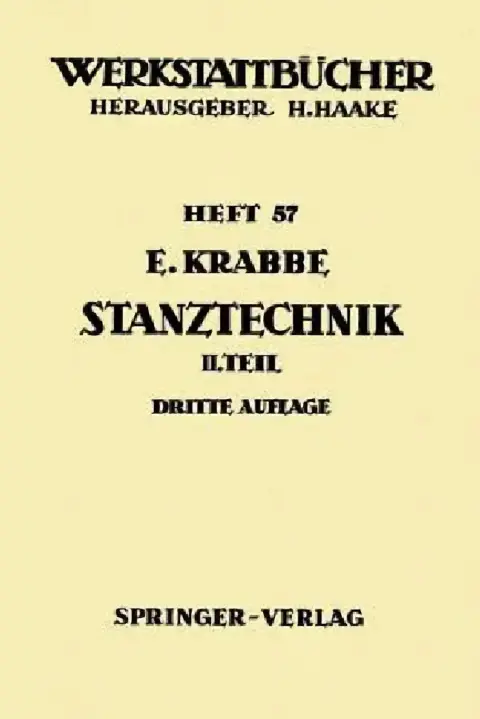 Cover of Stanztechnik