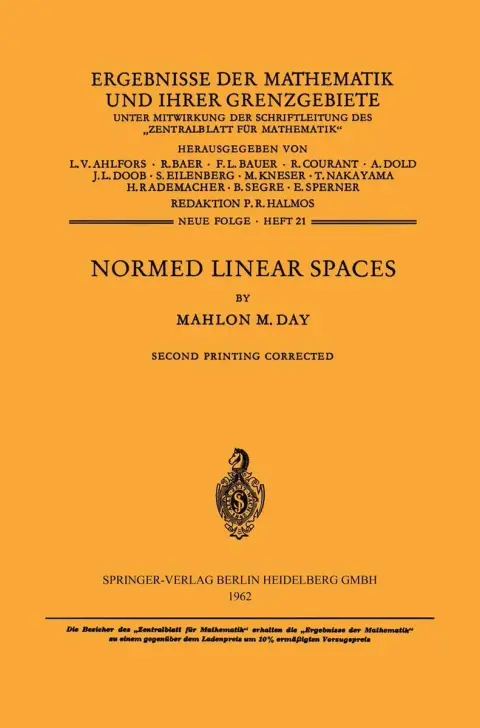 Cover of Normed Linear Spaces