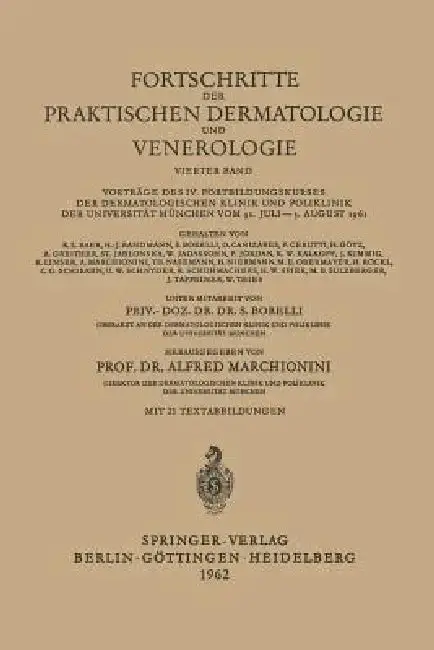 Cover of Fortschritte Der Praktischen Dermatologie Und Venerologie