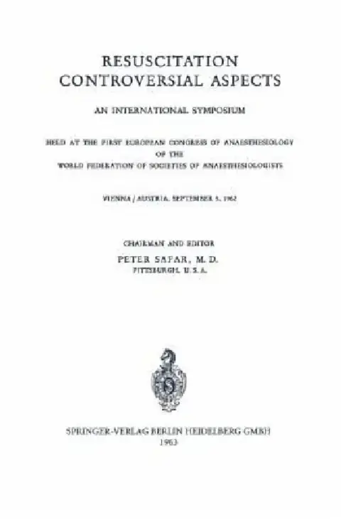Cover of Resuscitation Controversial Aspects