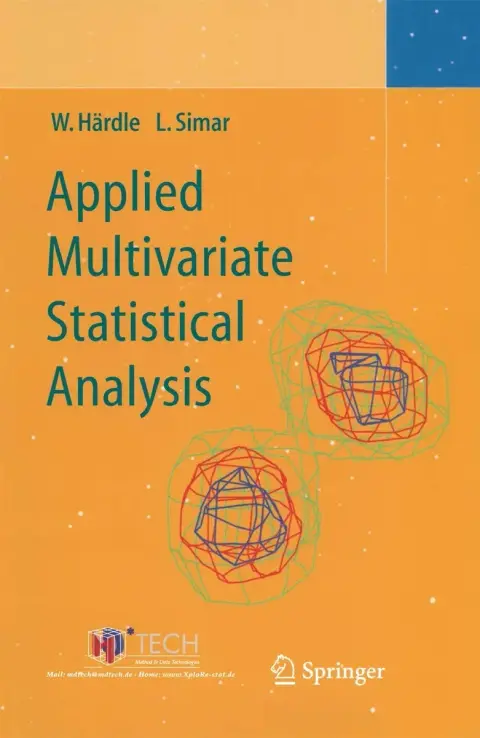 Cover of Applied Multivariate Statistical Analysis
