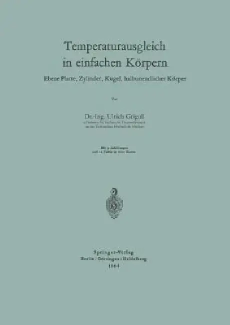 Cover of Temperaturausgleich in Einfachen Körpern