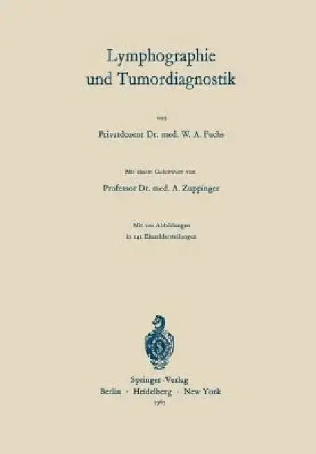Cover of Lymphographie Und Tumordiagnostik