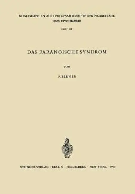 Cover of Das Paranoische Syndrom