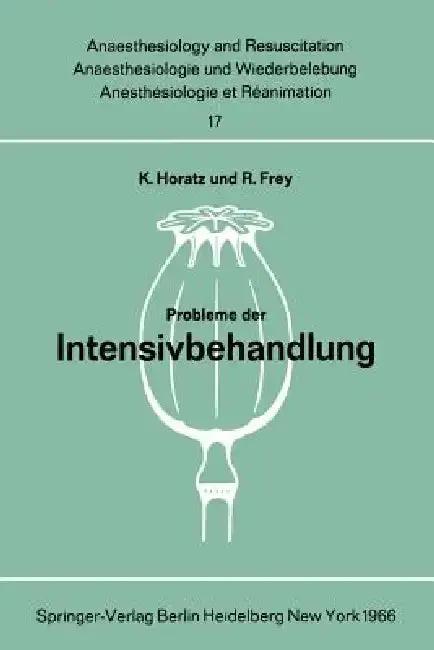 Cover of Probleme Der Intensivbehandlung