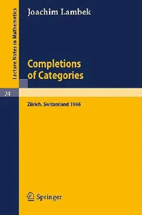 Cover of Completions of Categories