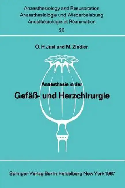 Cover of Anaesthesie in Der Gefäß- Und Herzchirurgie