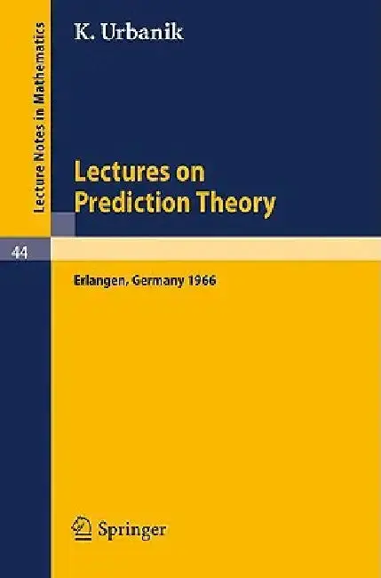 Cover of Lectures on Prediction Theory