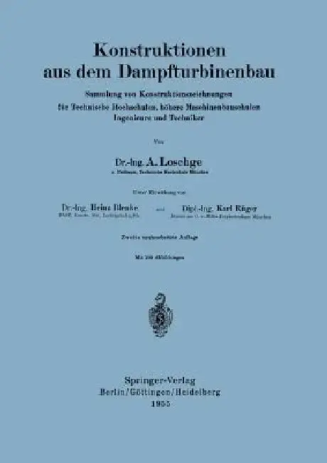 Cover of Konstruktionen Aus Dem Dampfturbinenbau