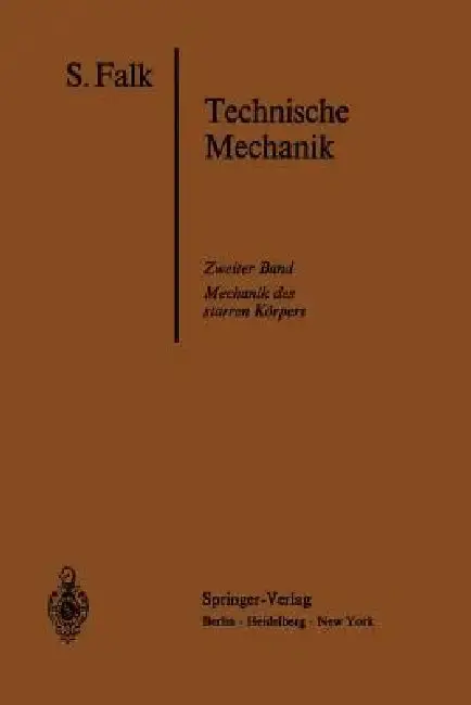 Cover of Lehrbuch Der Technischen Mechanik