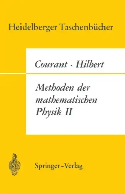 Cover of Methoden Der Mathematischen Physik II