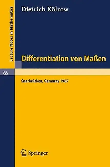 Cover of Differentiation Von Maßen