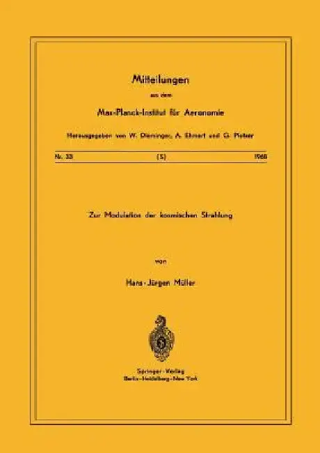 Cover of Zur Modulation Der Kosmischen Strahlung