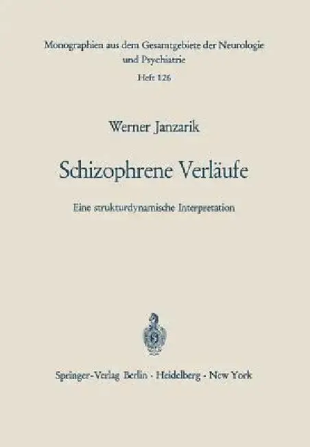 Cover of Schizophrene Verläufe