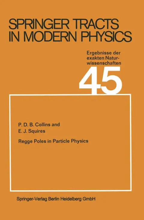Cover of Regge Poles in Particle Physics