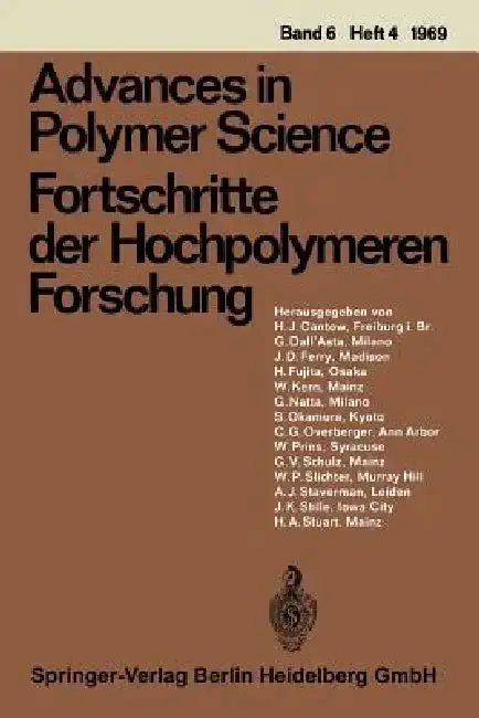 Cover of Advances in Polymer Science / Fortschritte Der Hochpolymeren Forschung