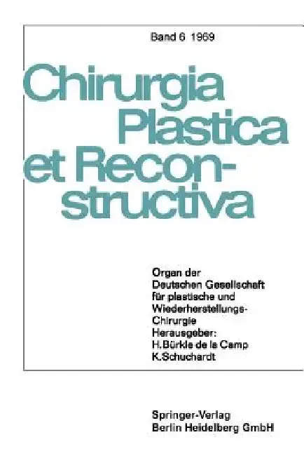Cover of Organ Der Deutschen Gesellschaft Für Plastische Und Wiederherstellungs-Chirurgie