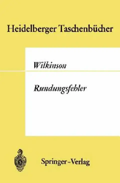 Cover of Rundungsfehler