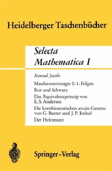 Cover of Selecta Mathematica I