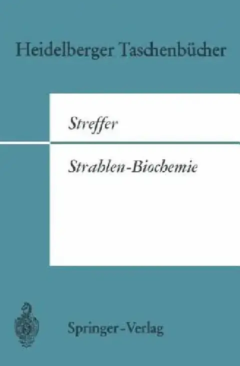 Cover of Strahlen-Biochemie