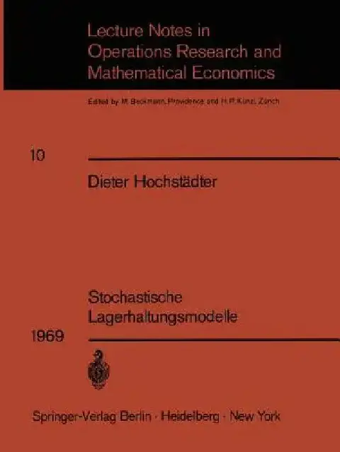Cover of Stochastische Lagerhaltungsmodelle