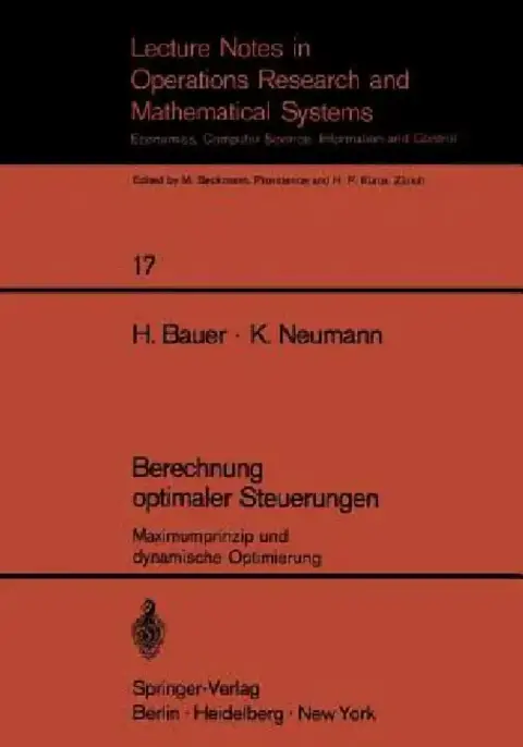 Cover of Berechnung Optimaler Steuerungen