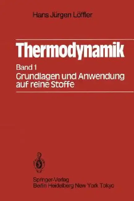 Cover of Thermodynamik