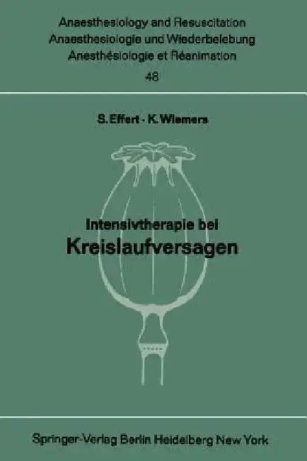 Cover of Intensivtherapie Bei Kreislaufversagen