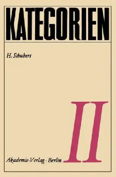 Cover of Kategorien II
