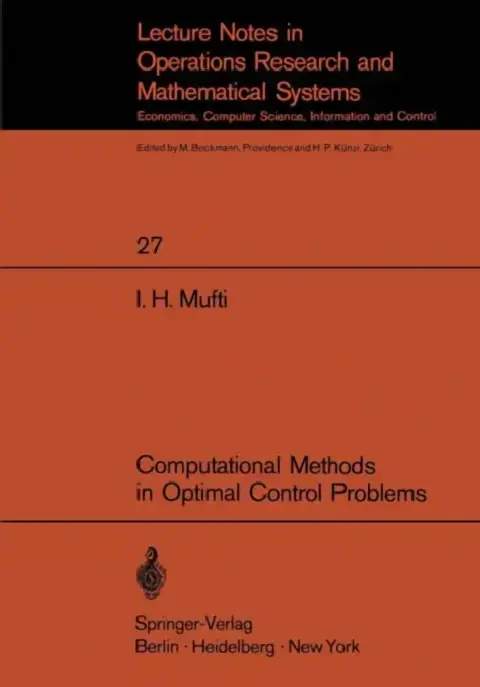 Cover of Computational Methods in Optimal Control Problems